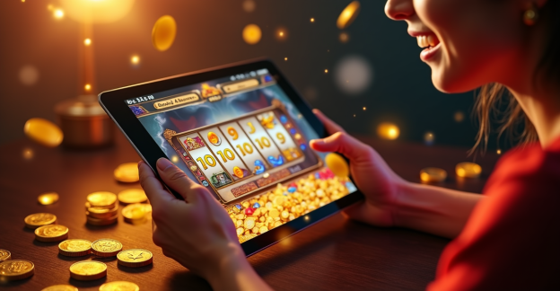 Pemain slot online sedang menang besar di situs slot winrate 99%